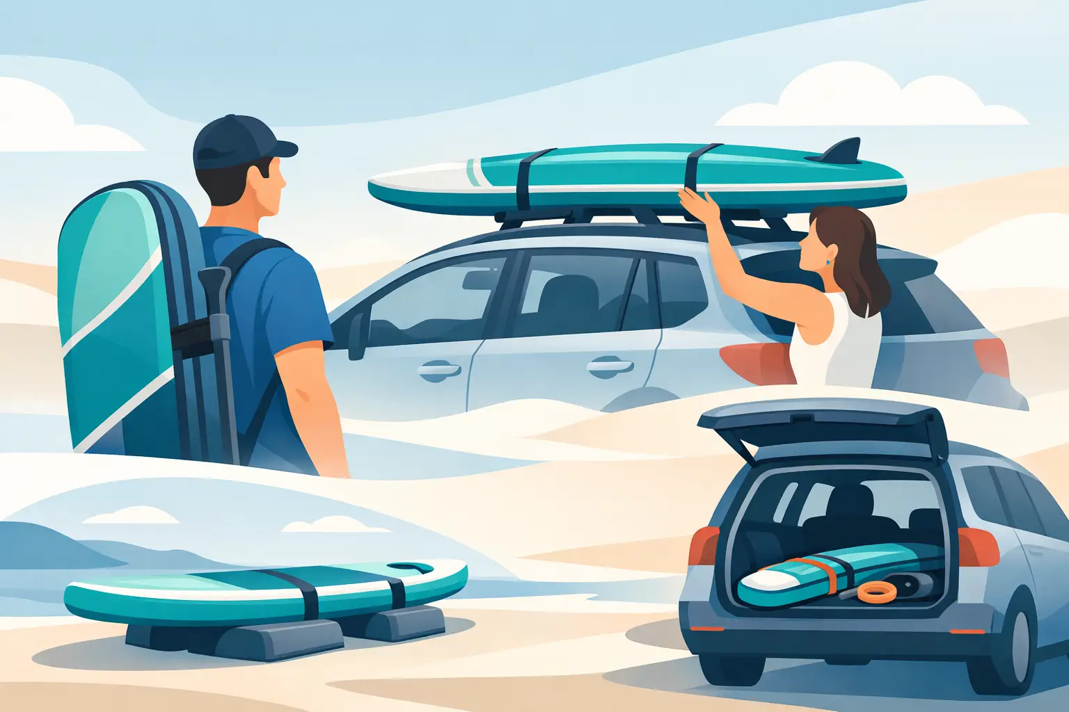 Cómo transportar tabla SUP sin dañarla