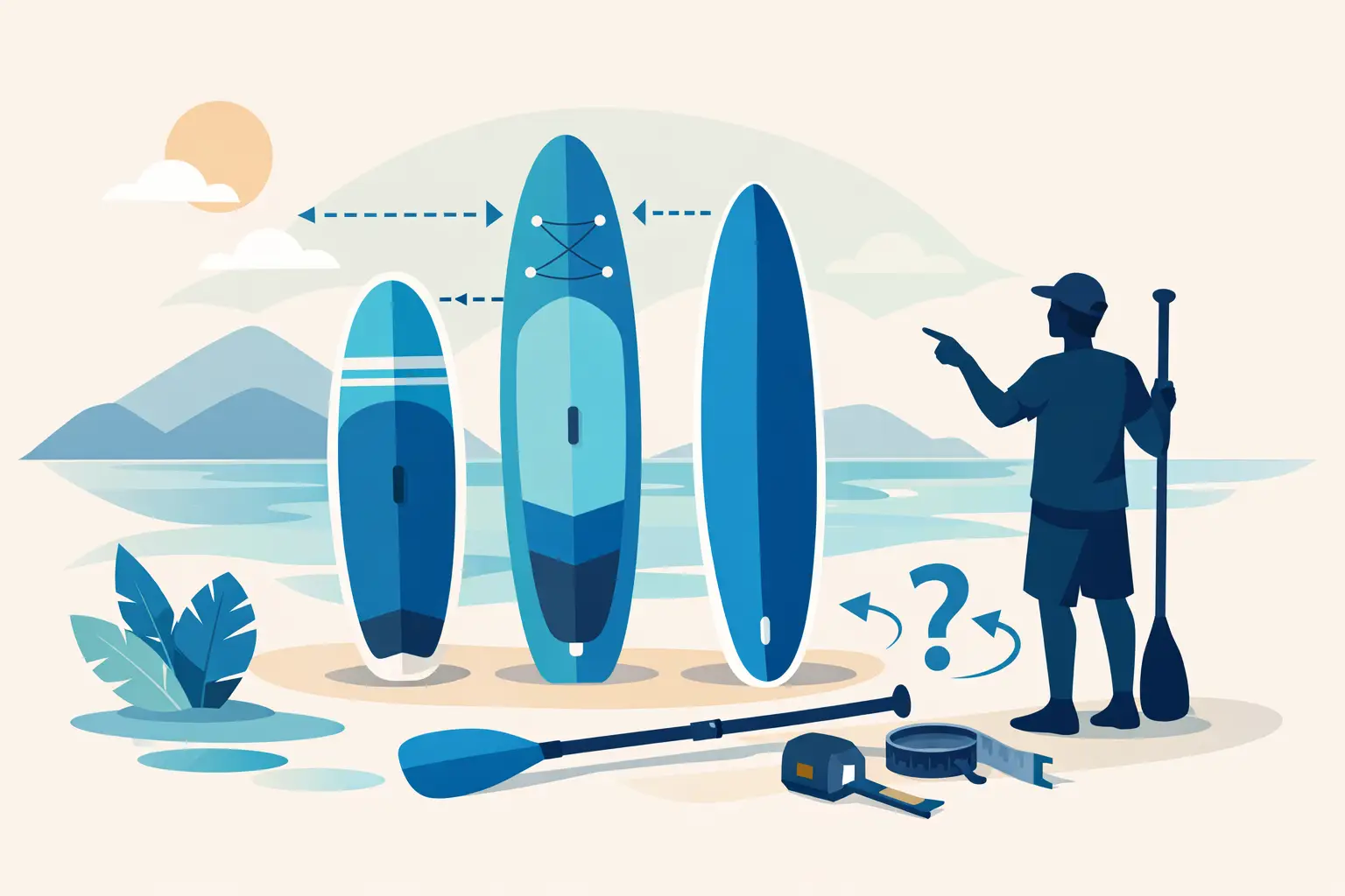 Qué medida paddle surf elegir bien