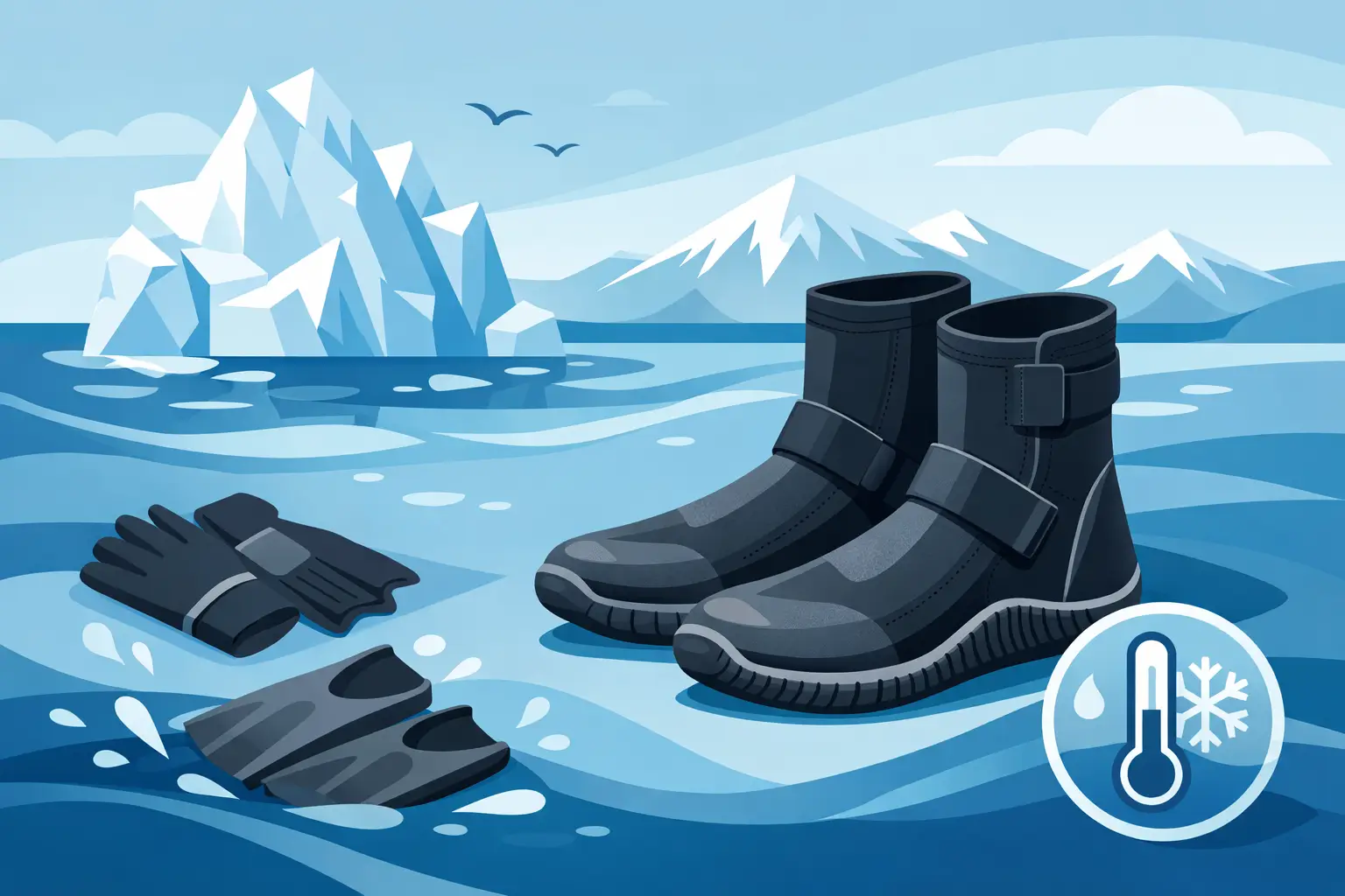 Botas de neopreno para agua fría: cómo elegir