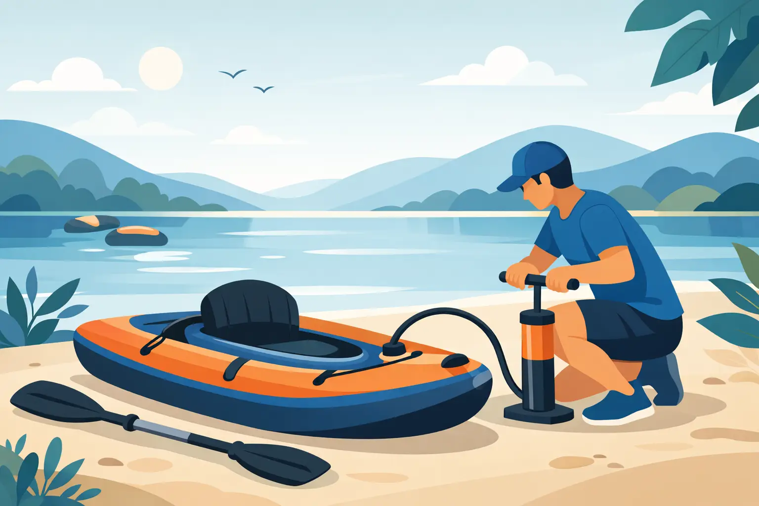 Cómo inflar kayak correctamente sin errores