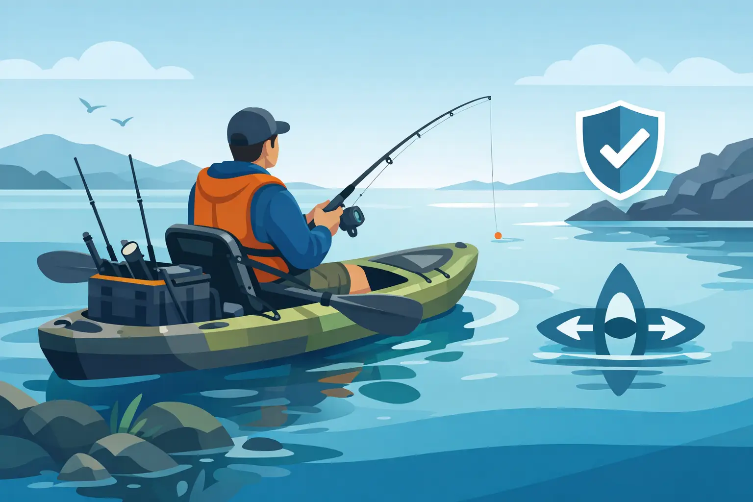 Cómo elegir un kayak de pesca estable y seguro