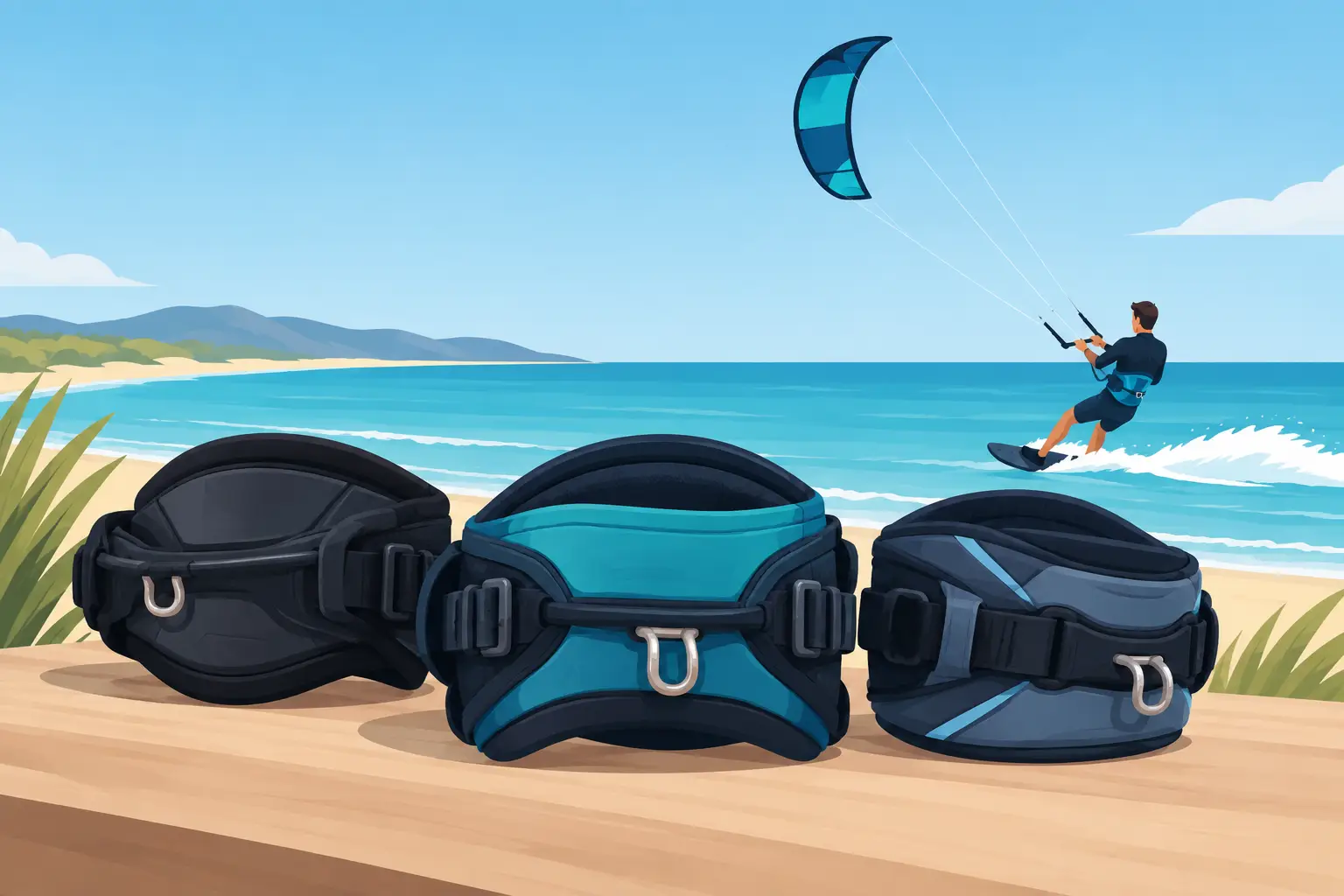 Mejores arneses de kitesurf para principiantes