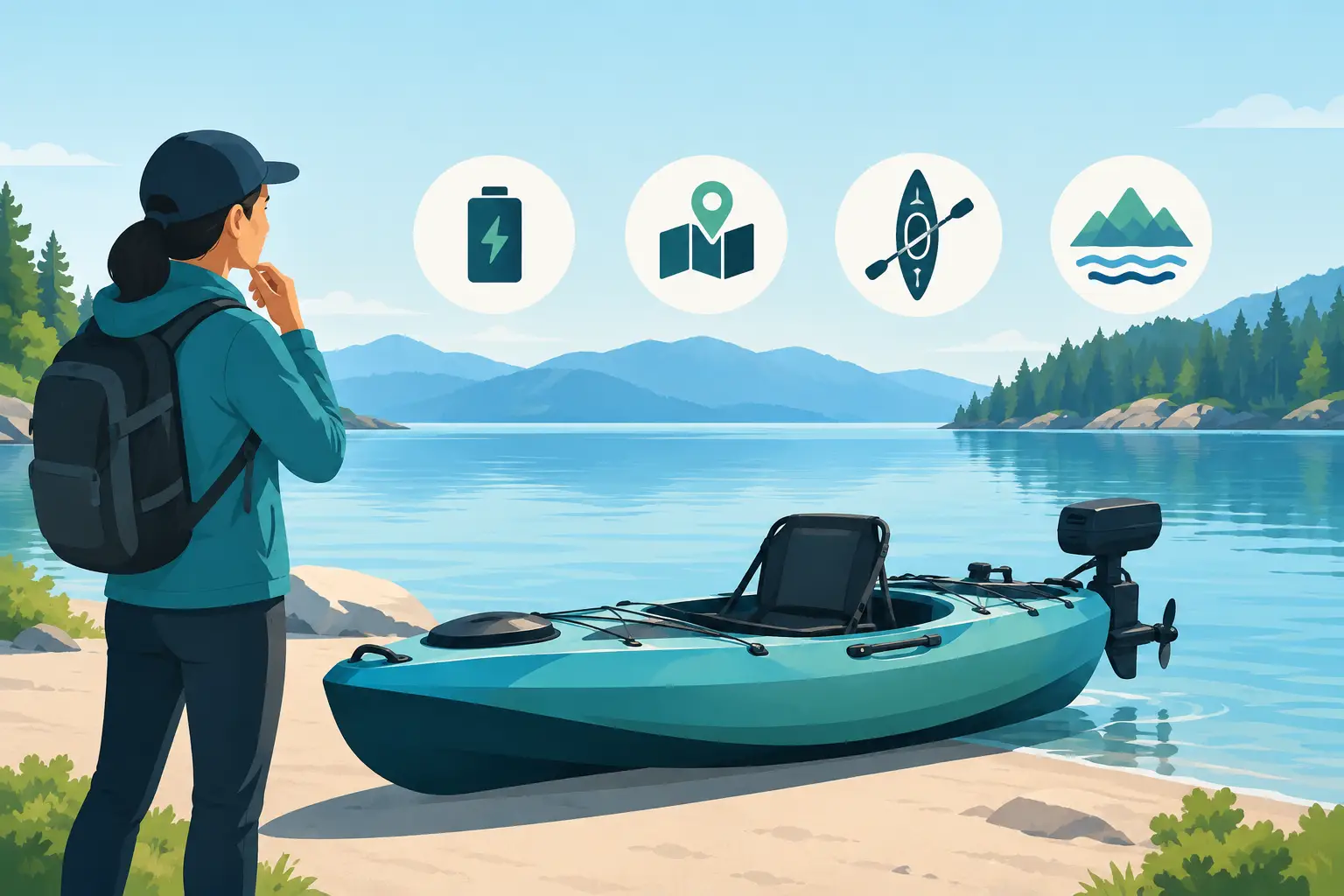 Cómo elegir un kayak eléctrico para tus rutas